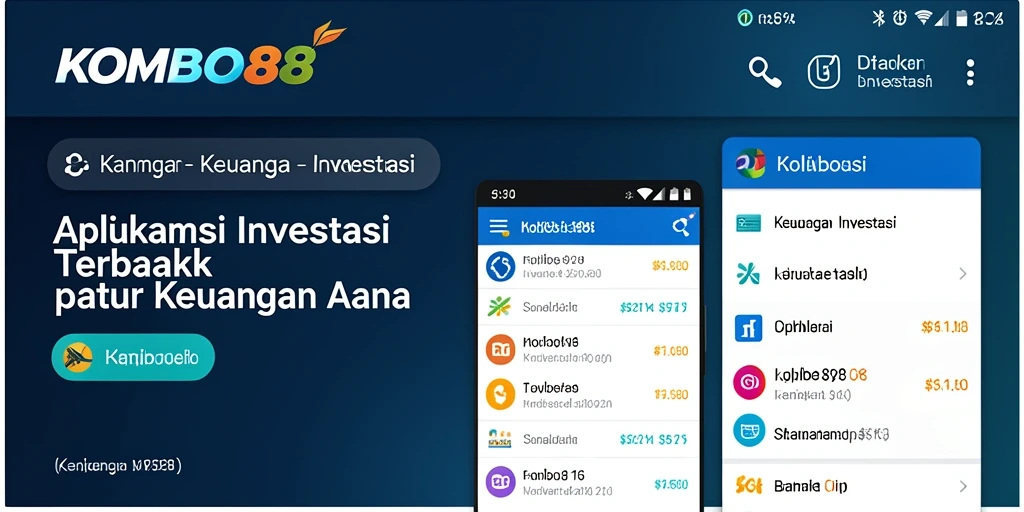 Tampilan antarmuka KOMBO88 yang ramah pengguna untuk investasi.
