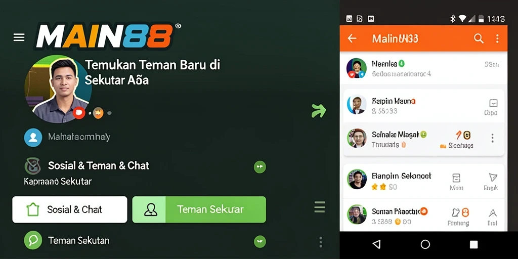 Antarmuka pengguna MAIN88 yang intuitif dan menarik.