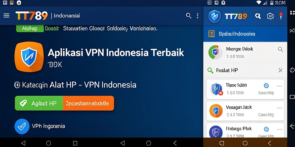 Antarmuka pengguna TT789 yang sederhana dan fungsional.
