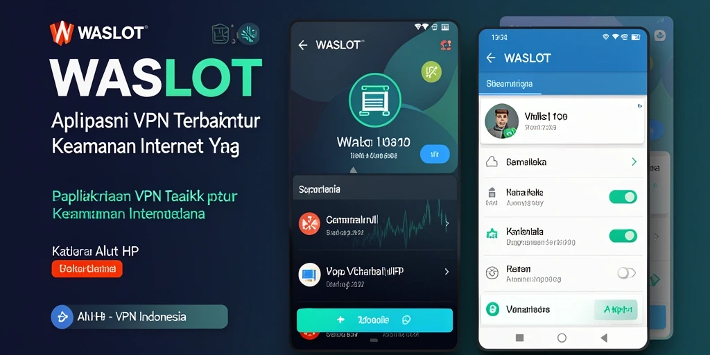 Tampilan antarmuka aplikasi WASLOT yang sederhana dan efektif.