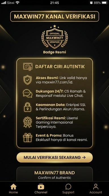 Kanal Resmi Unduh APK maxwin77 untuk Android